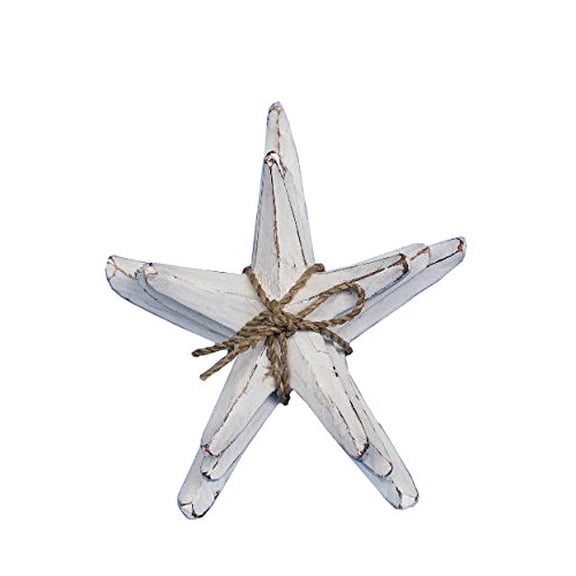 Cohasset Gifts 3 Piece Upturned Star Fish Set, White