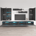 thumbnail image 4 of Fly E 35TV Wall Mounted Floating Modern Entertainment Center, 4 of 5