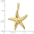 thumbnail image 3 of Finest Gold 10K Diamond-cut Starfish Pendant, 3 of 4