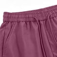 thumbnail image 6 of Yievot Men's Sport Shorts Drawstring Elastic Waist Loose Fit Knee Length Gym Training Running Shorts, 6 of 8