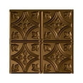 thumbnail image 1 of Fasade Easy Installation Traditional 1 Oil Rubbed Bronze Glue Up Ceiling Tile/ Ceiling Panel (12" X 12" Sample), 1 of 3