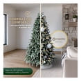 thumbnail image 4 of Árbol de Navidad Escarchado con Piñas Pino Navideño Frondoso Esquimal (Nevado, 1.80 m), 4 of 6