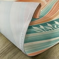 thumbnail image 4 of Ambesonne Boho Place Mats Set of 4, Funky Mid Century Mountains, Standard Size, Dark Salmon Seafoam Beige, 4 of 5