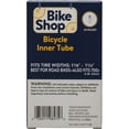 thumbnail image 4 of (2 pack) Bike Shop 27" Bicycle Inner Tube, Tire Widths 1-1/8-1-1/4" with Schrader Valve, Black, 4 of 6