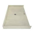 thumbnail image 2 of Tile Redi 3760CBF-PVC Redi Base 37" X 60" Rectangular Barrier Free Shower Base - Chrome, 2 of 6