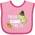 thumbnail image 3 of Inktastic Halloween Trick Rawr Treat with Dinosaur Boys or Girls Baby Bib, 3 of 4