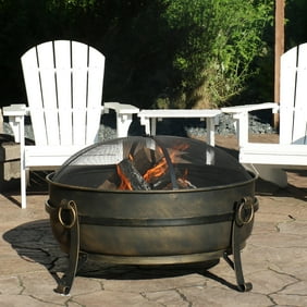Pleasant Hearth Athena Urn Style Wood Burning Fire Pit Walmart Com Walmart Com