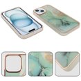 thumbnail image 4 of Funda protectora de cuerpo completo con diseño de mármol para iPhone 15, delgada, ligera y duradera., 4 of 7