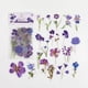 thumbnail image 1 of Purple Kite Girl 40 Uds. Marcapáginas Flores Secas Hecho A Mano Material Diy Muestra Planta Botella Pequeña Transparente en Relieve, 1 of 2