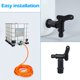 thumbnail image 4 of Paquete de 2 grifos de plástico a presión para tanque trasero, grifos de repuesto de plástico para tanque de agua de lluvia, adaptador de caja de almacenamiento de agua IBC 6d1NKa9AJKL, 4 of 5