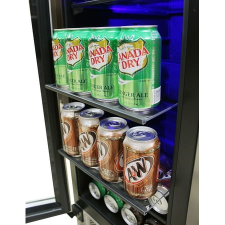 Vinotemp - Connoisseur Series 68-Can Beverage Cooler - Black