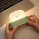 thumbnail image 2 of luz nocturna creativa para tostadas, luz LED nocturna para panificadora, carga USB, luz de noche regulable para dormitorio (verde), 2 of 4