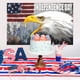 thumbnail image 5 of Xihbxyly Bandera Del Día de La Independencia, Diseño de Halcones Patrióticos, Fondo Fotográfico Grande, Poliéster Duradero, Fácil de Colgar, Decoración para Interiores y Exteriores, 90 X 150 Cm., 5 of 7