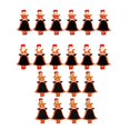 thumbnail image 2 of 20pcs de clips de madera patrón de foto clavijas pinzas de la ropa del arte DIY Soledad Clips De Madera De Madera De Navidad, 2 of 9