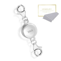 NECKLACE Alexcraft Necklace Clasps and Closures with Extenders, 14K Gold Plated and 925 Sterling Silver Jewelry Clasps