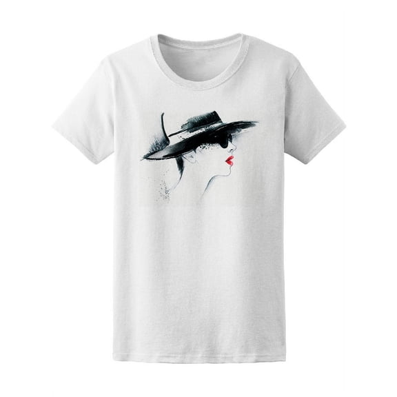 Fashion Woman In Sunglasses Tee Women's -Image by Shutterstock