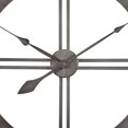 thumbnail image 4 of Studio Designs 30" Industrial Loft Brossé Acier Analogique Home Décor Horloge Murale, 4 of 5
