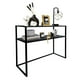 thumbnail image 1 of Mesa Auxiliar LUMO Credenza Minimalista Estilo Industrial Negro, 1 of 8