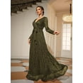 thumbnail image 6 of Lace Long Sleeve Prom Wedding Dress Backless, 6 of 8