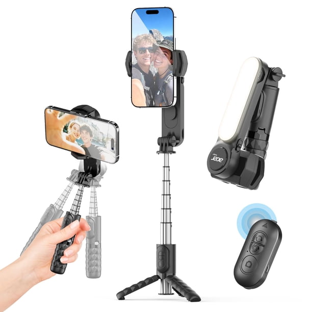 Estabilizador Gimbal Acer 1 Eje con Control Remoto Bluetooth y Luz