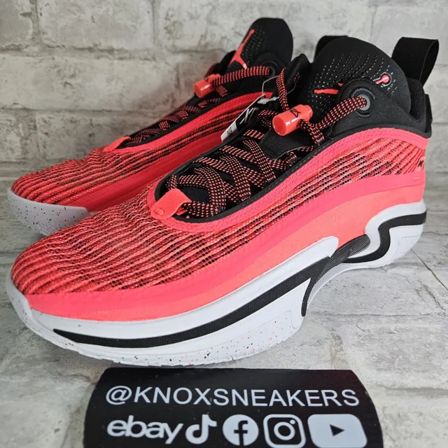Ni - ke Ni - ke Air Jordan 36 Low PF Infrared 23 Black Basketball DH0832-660 Men's Size 11