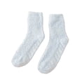 thumbnail image 5 of NIBOLOG 1 Pair Fuzzy Socks with Non Slip Grips Super Soft Breathable Cold Winter Warm Cozy Plush Slipper Socks, 5 of 8