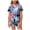 Sky Blue, variant on NIEWTR Girls' Pajamas Kids Toddler Summer Cartoon Print Short Sleeve Shorts Sleepwear Outfits Halloween Pajamas