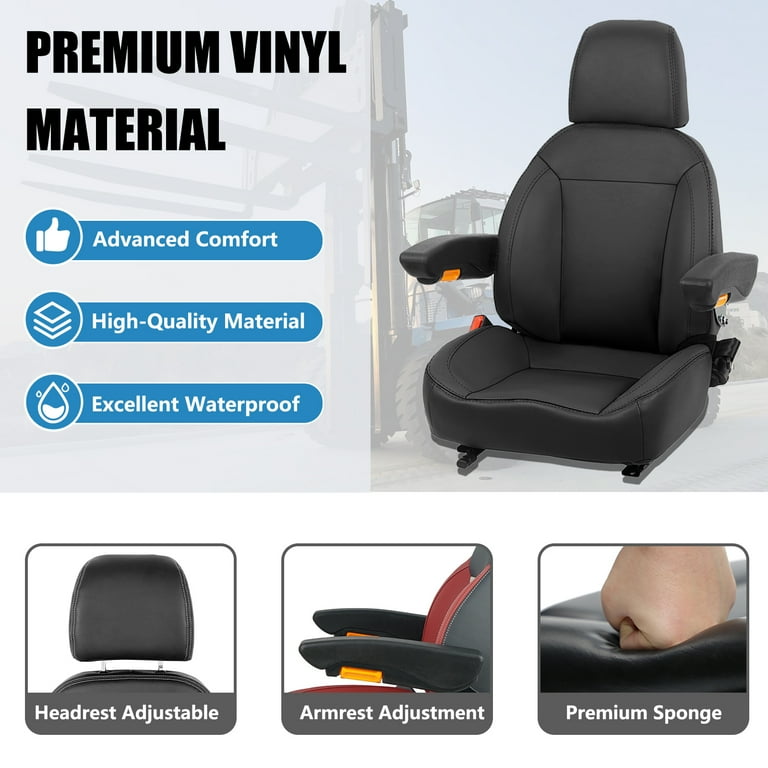 Lawn Mower Seat With Armrest Universal Tractor Seat With