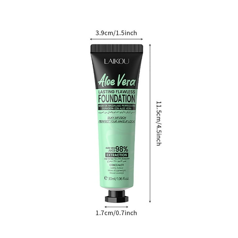 Aloe Liquid Concealer, Plant Extract Concealer, Oil Control Makeup with  Soft Focus Filter, 12H Long-Lasting Matte Finish, Pore Minimizing,  Lightweight Powder Technology - Walmart.com