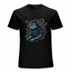 thumbnail image 1 of Big Eye Blue Cartoon Monkey T-shirt Cartoon T-shirt Suitable for Kids Funny shirt, 1 of 5