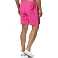 thumbnail image 5 of Nestiefly Men's Swim Trunks 5" Quick Dry Bathing Suit Workout Gym Shorts Sports Athletic Lightweight Short Pants with Pockets Watermelon Red 2XL, 5 of 5