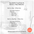 thumbnail image 3 of Dawn 7-Piece Twin Essentials in Suri and Gray | Reversible Twin/Twin XL Comforter with Two Sheet Sets | Black, Gray, White and Aqua, 3 of 6