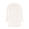 thumbnail image 4 of LSLJS Women Fashion Solid Pocket Color Jacket Plush Long Sleeves Lapel Coat, 4 of 7
