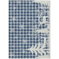 thumbnail image 2 of Addison Rugs Chantille Indoor/Outdoor Transitional Holiday Blue Machine Washable Rectangle Rug, 10' x 14', 2 of 7