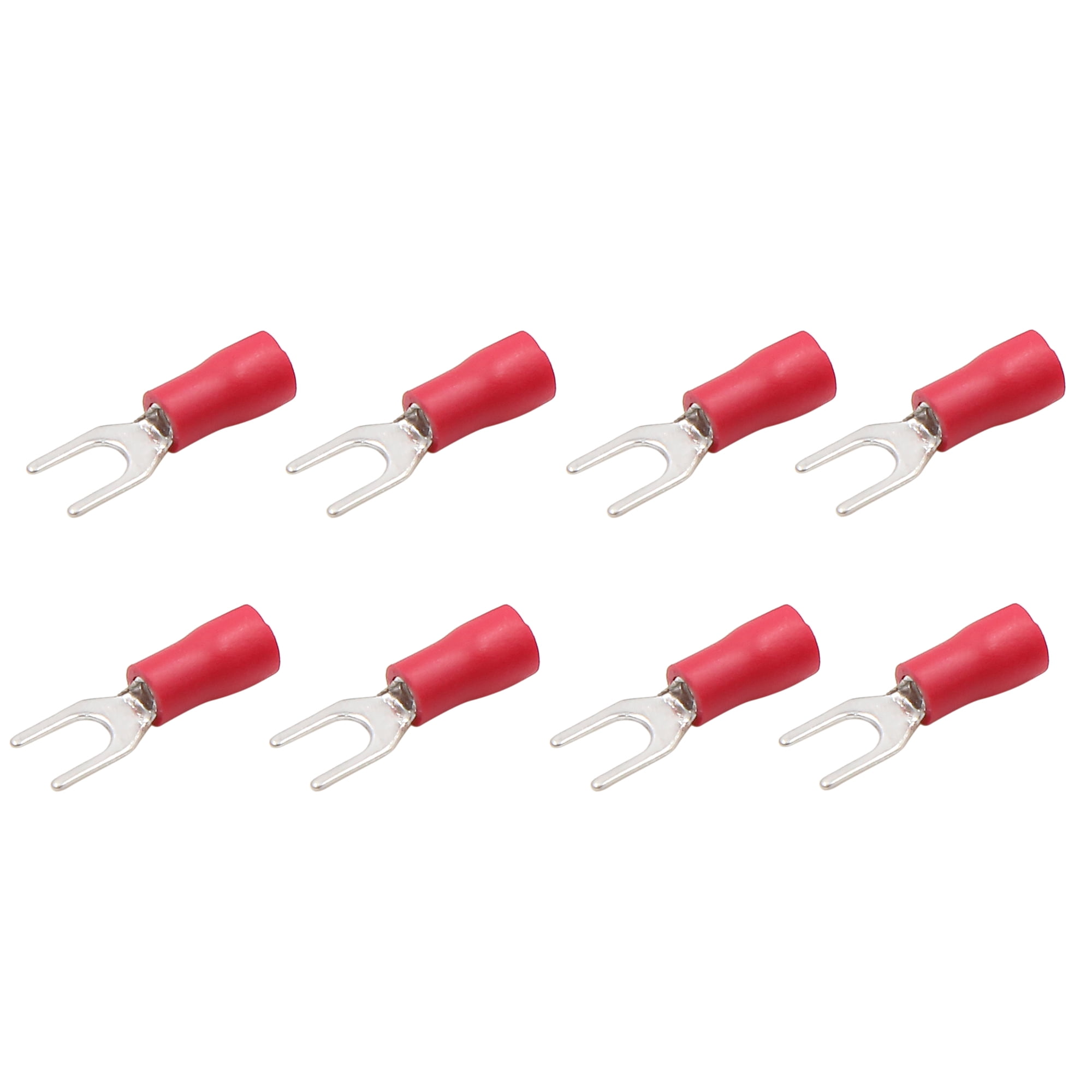 8pcs DC 12V 2216 Red AWG Electrical Crimp Wire Cable Connector
