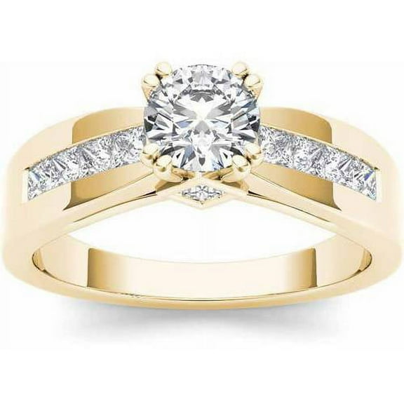 1 Carat T.W. Diamond Classic 14kt Yellow Gold Engagement Ring