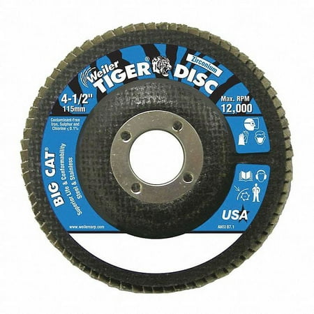 UPC: 0012382506094 | Weiler Flap Disc 40 Grit 7/8 in. Coarse Grade 50803V