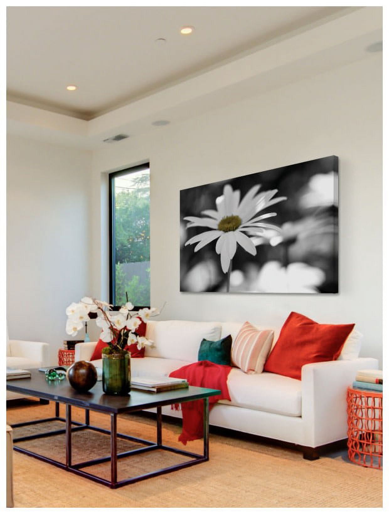 Marmont Hill "Sun Speckled Daisy" Painting Print on Canvas