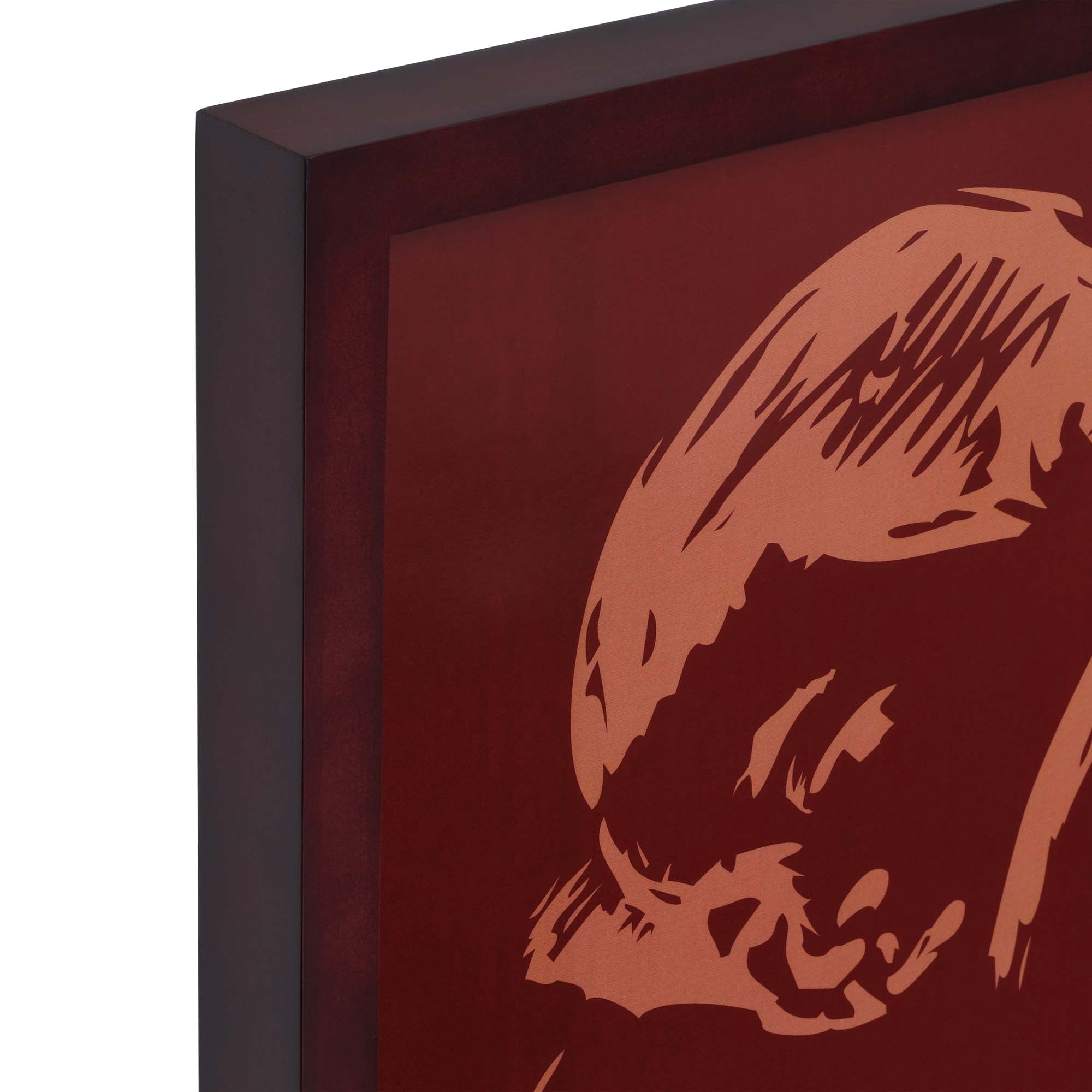 Ambiance Gallery Wood 1.5" Deep Picture Frames - 8x10" Mahogany Wood Frame, Shatter-Resistant Acrylic Glazing & MDF Backing, Horizontal or Vertical Wall Display