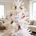 thumbnail image 6 of 12 Pack Pre-Filled Clear Christmas Ball Ornaments,2.4in Transparent Plastic Baubles with Pine Needle,Berry,Sequin & Silk Filler,Assorted Hanging Pendants for Xmas Tree &Home Party Decor, 6 of 9