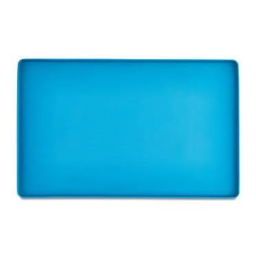 Vibrant Life Small Silicone Pet Feeding Mat, Blue, 13" x 8"