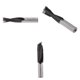 thumbnail image 1 of Brocas de punta Brad para fresadora de madera, para muebles, color plateado 11 mm 13 mm 14 mm, 1 of 9