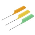 thumbnail image 4 of Metal Tail Comb, Glossy Round Parting Comb Light Weight Long Lasting  For Barber Shops For Individual Hairdressing For Salon Set 1,Set 2,Set 3,Set 4, 4 of 8