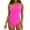 Z-Hot Pink568, variant on JIAYUE Women's One-Piece Swimsuit One-Shoulder Asymmetrical Neck Drawstring Slim Fit Solid Color Monokini Bathing Suit For Summer Beach Pool Female Breathable Swimwear