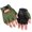 Green black, variant on LICEWO 1pair Men Wools Gloves Half Finger Fitness Mittens Cycling Outdoor Gloves