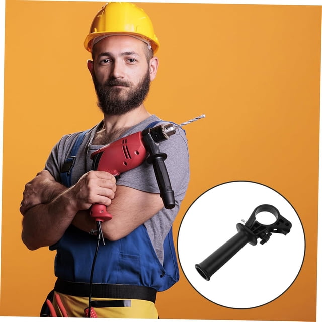 Drill Bit Accessory Front Handle Replacement for Power Drill Adjustable Grip with Non- Design and Easy Installation For Enhanced Control and Comfort