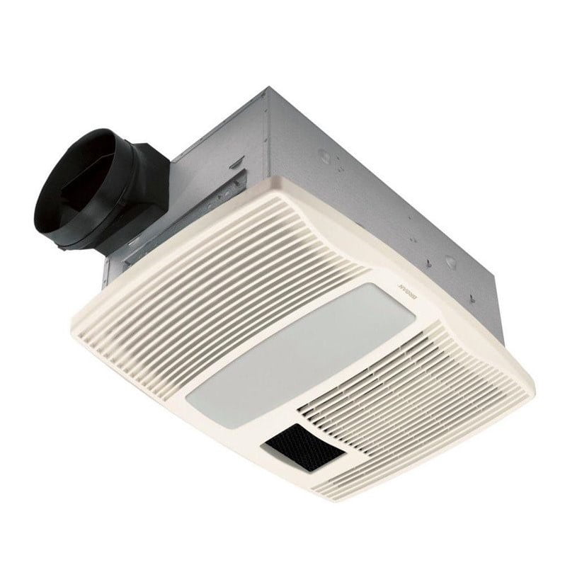 Quiet 110 Cfm Ceiling Exhaust Bath Fan, Vent Fan With Light And Heater