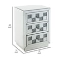 thumbnail image 4 of Benjara Accent Table with Self Closure and Safety Top Feature, White, 4 of 4