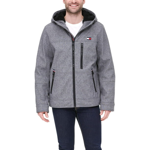 Chaqueta Tommy Hilfiger rellena de tejido blando con forro de sherpa