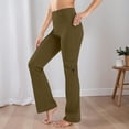 thumbnail image 2 of Jeggings for Women High Waisted Workout Yoga Pants Casual Wide Leg Yoga Pants Flared Leggings for Women for Workout Running Athletic Activewear, 2 of 4